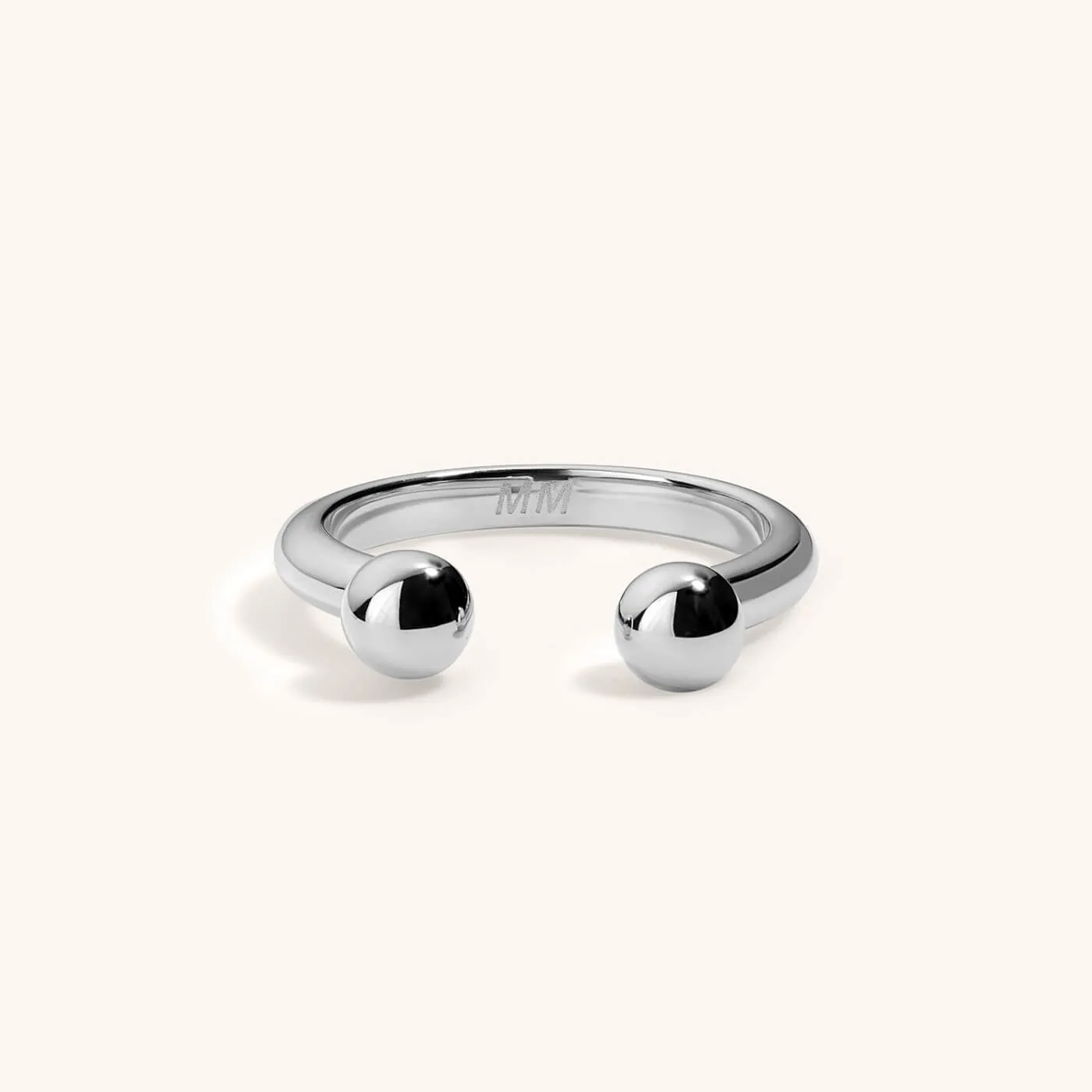Sample Item: Floating Sphere Stacking Ring II sold by Maison Miru product image thumbnail 3