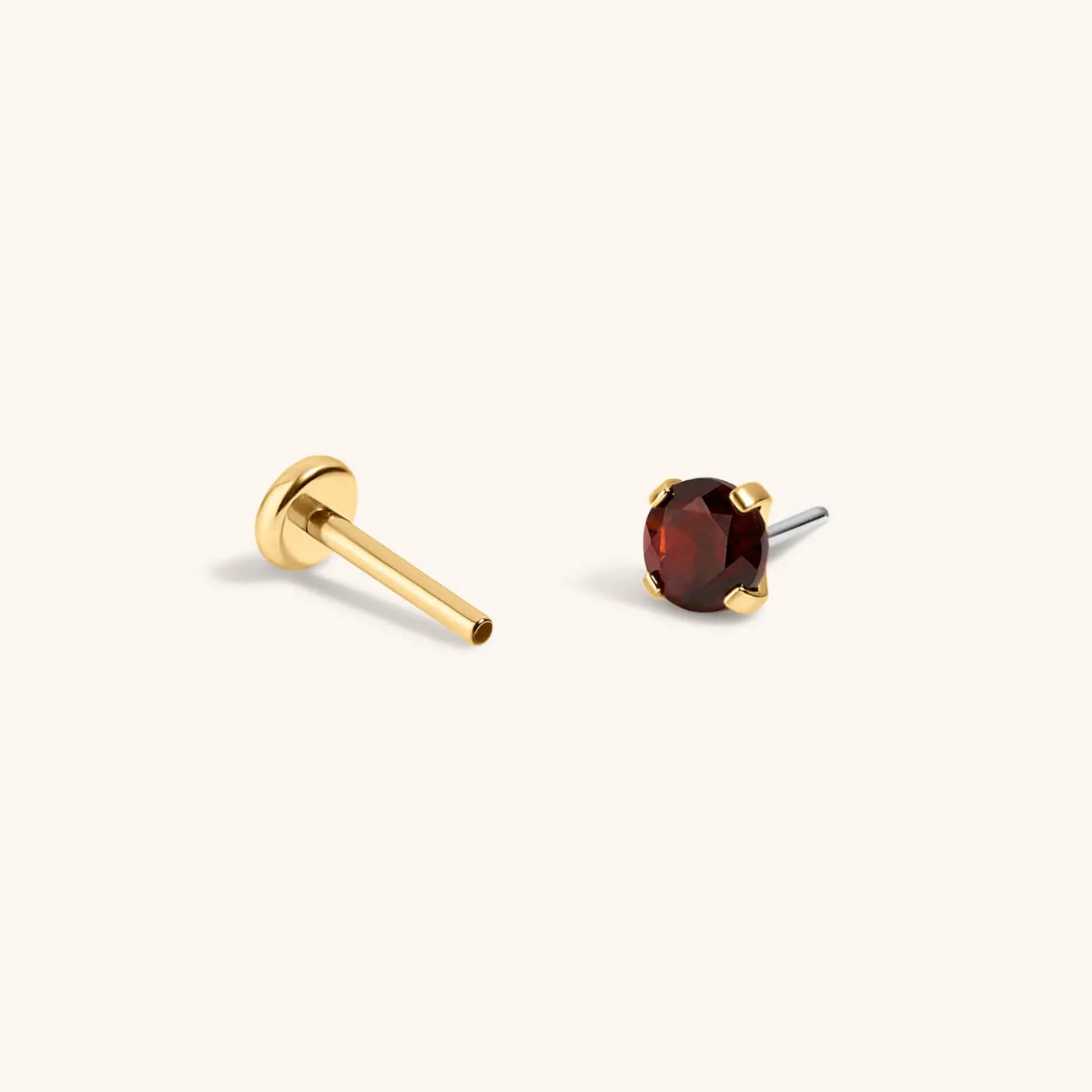 Sample Item: Garnet Nap Earrings sold by Maison Miru product image thumbnail 3