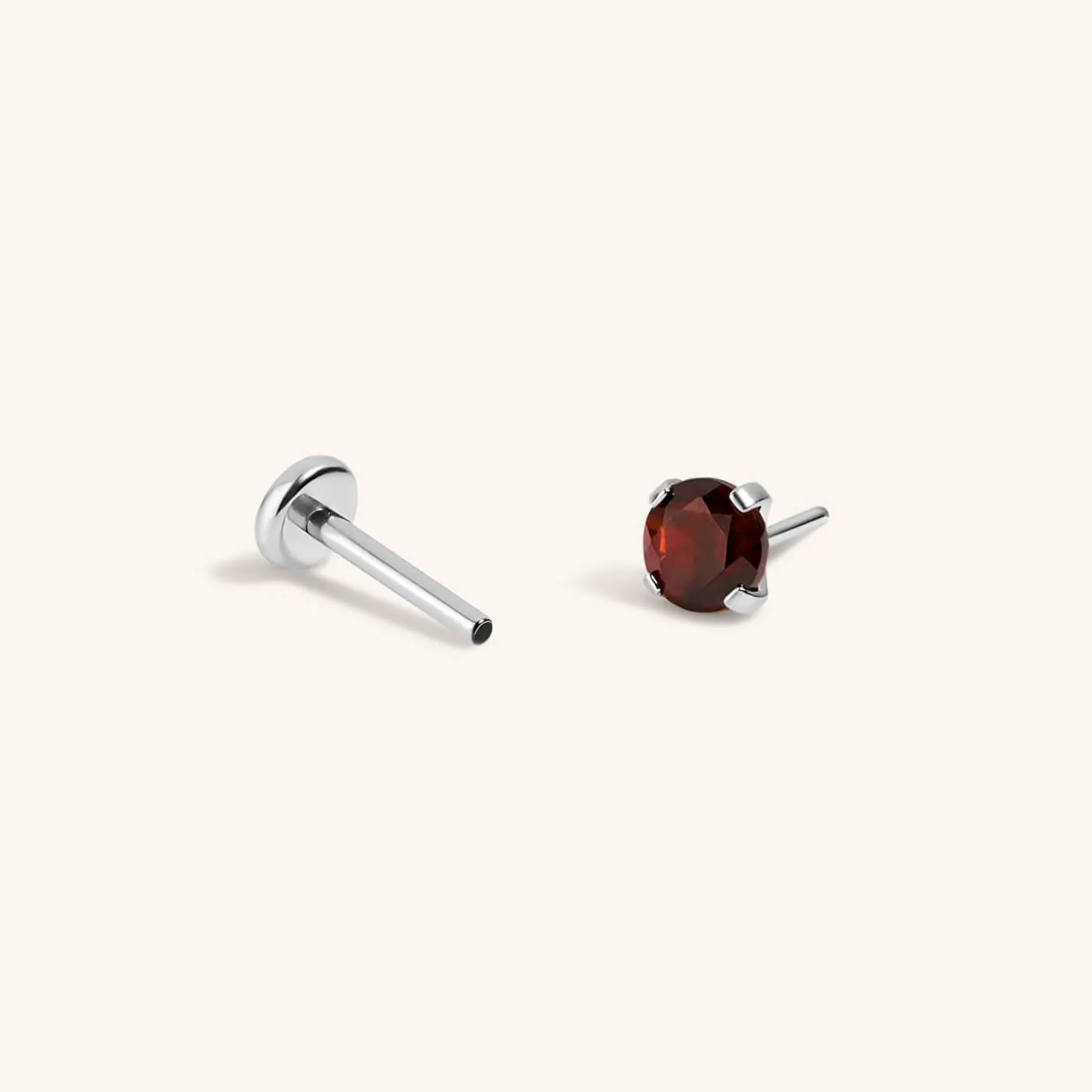 Sample Item: Garnet Nap Earrings sold by Maison Miru product image thumbnail 5