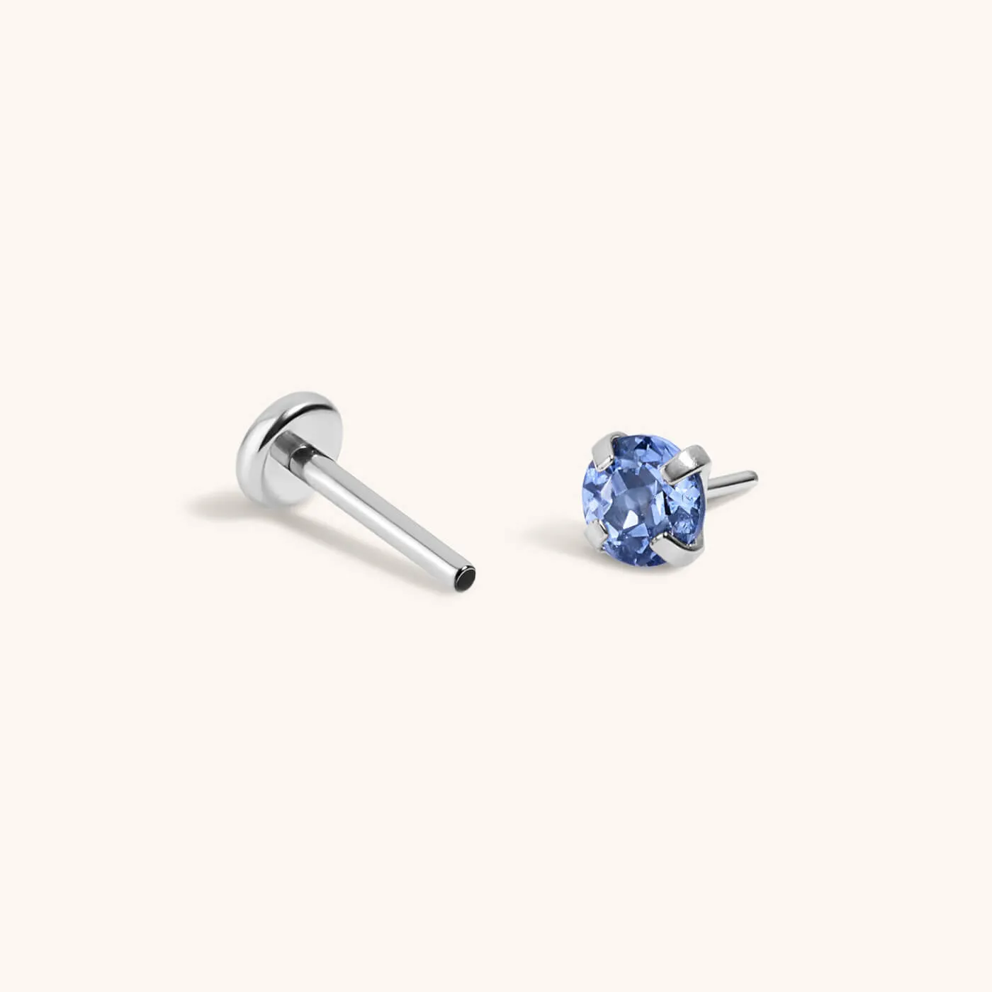 Sample Item: Sapphire Nap Earrings sold by Maison Miru product image thumbnail 5