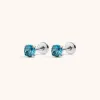 Sample Item: Blue Topaz Nap Earrings sold by Maison Miru