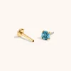 Sample Item: Blue Topaz Nap Earrings sold by Maison Miru