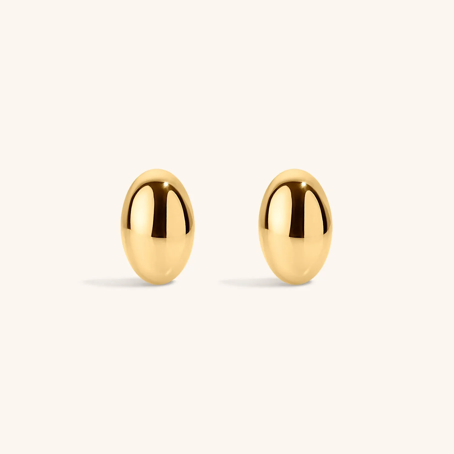 Oval Studs sold by Maison Miru product image thumbnail 5