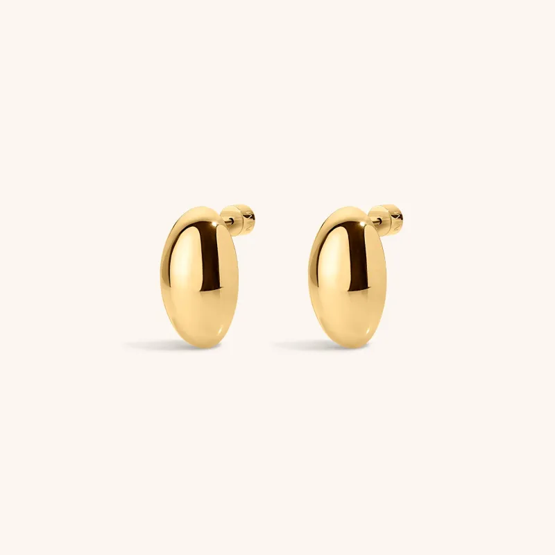 Oval Studs sold by Maison Miru