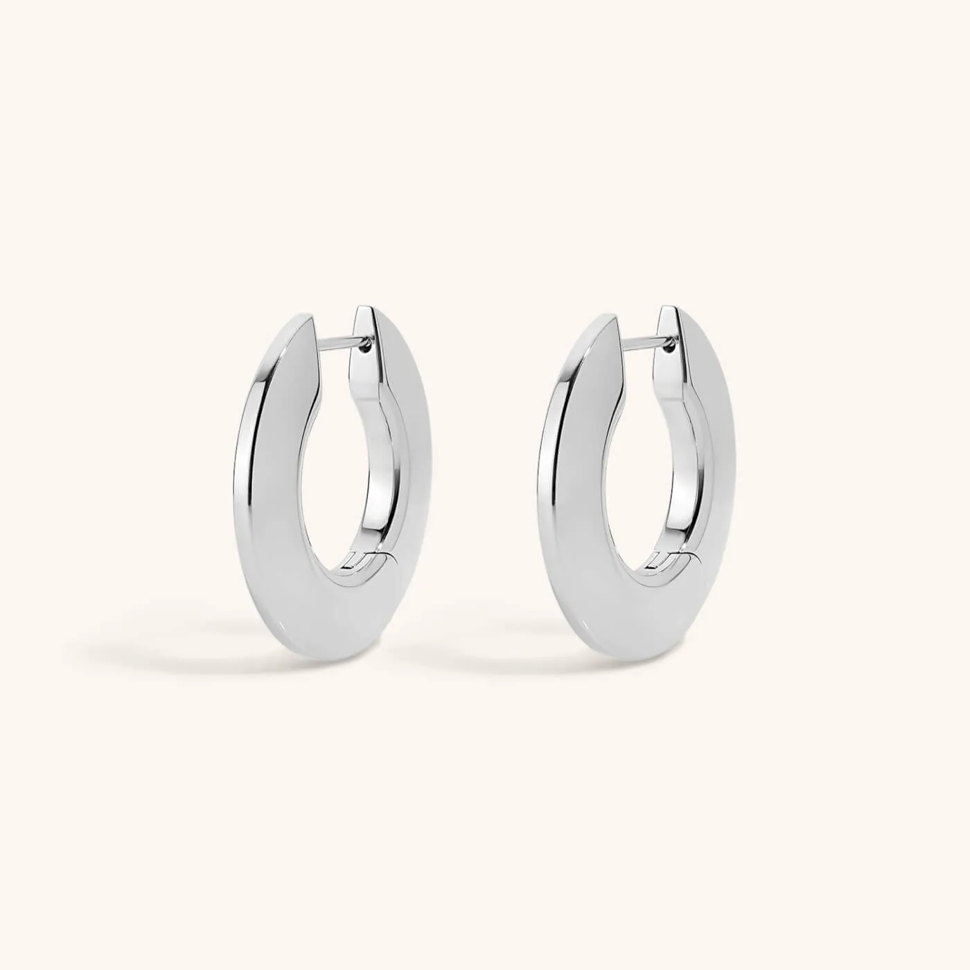 Disc Hoops in Titanium sold by Maison Miru product image thumbnail 5