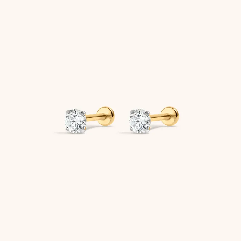 Lab Grown Diamond Nap Earrings made by Maison Miru