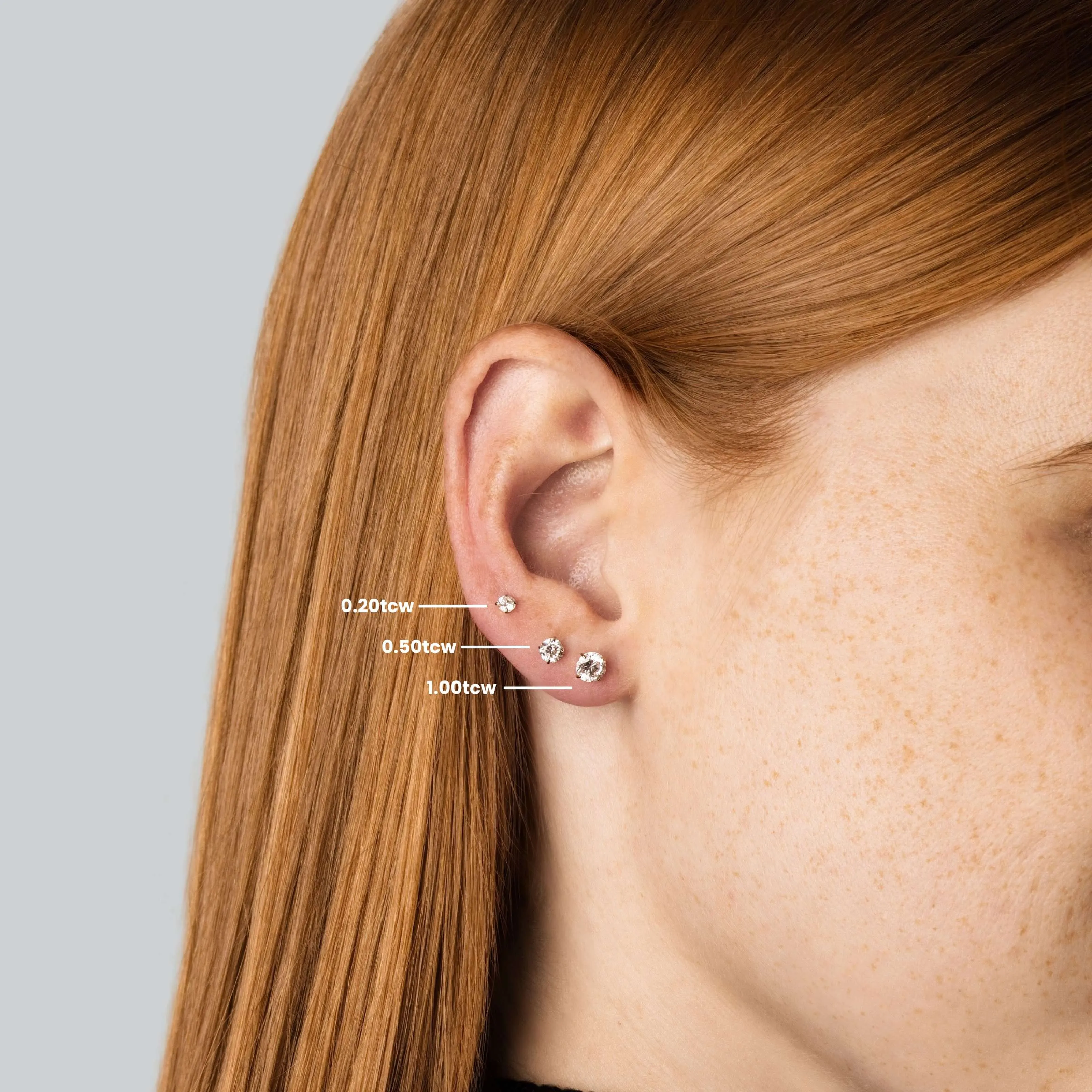 Lab Grown Diamond Nap Earrings sold by Maison Miru product image thumbnail 2