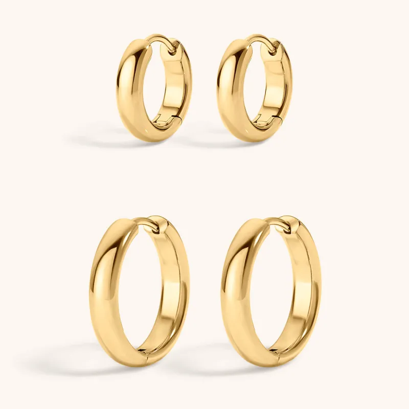 Bold Hoops Duo sold by Maison Miru