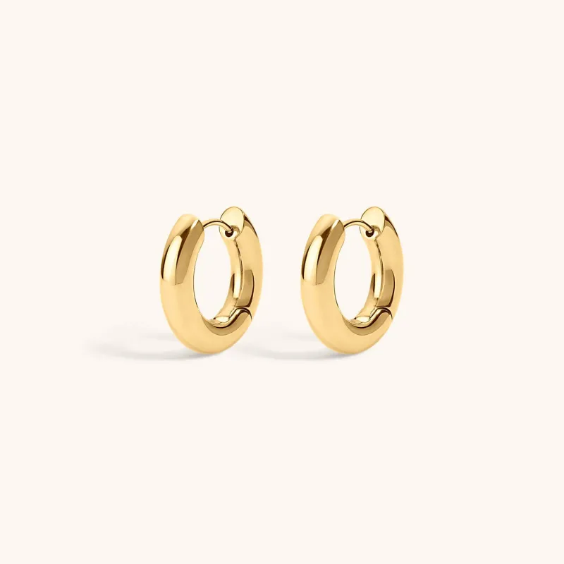 Sample Item: Micro Every Body Hoops in Titanium sold by Maison Miru