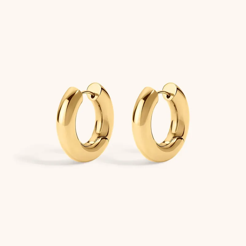 Sample Item: Mini Every Body Hoops in Titanium made by Maison Miru