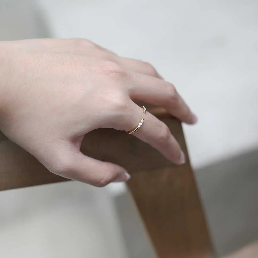 Sample Item: Ariel Ring in Sterling Silver sold by Maison Miru product image thumbnail 5