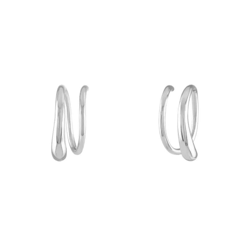 Sample Item: Classic Twirl Earrings in Sterling Silver sold by Maison Miru