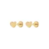Sample Item: Classic Heart Nap Earrings sold by Maison Miru