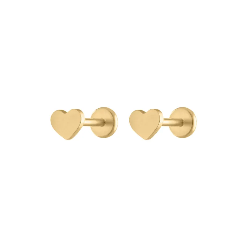 Sample Item: Classic Heart Nap Earrings sold by Maison Miru