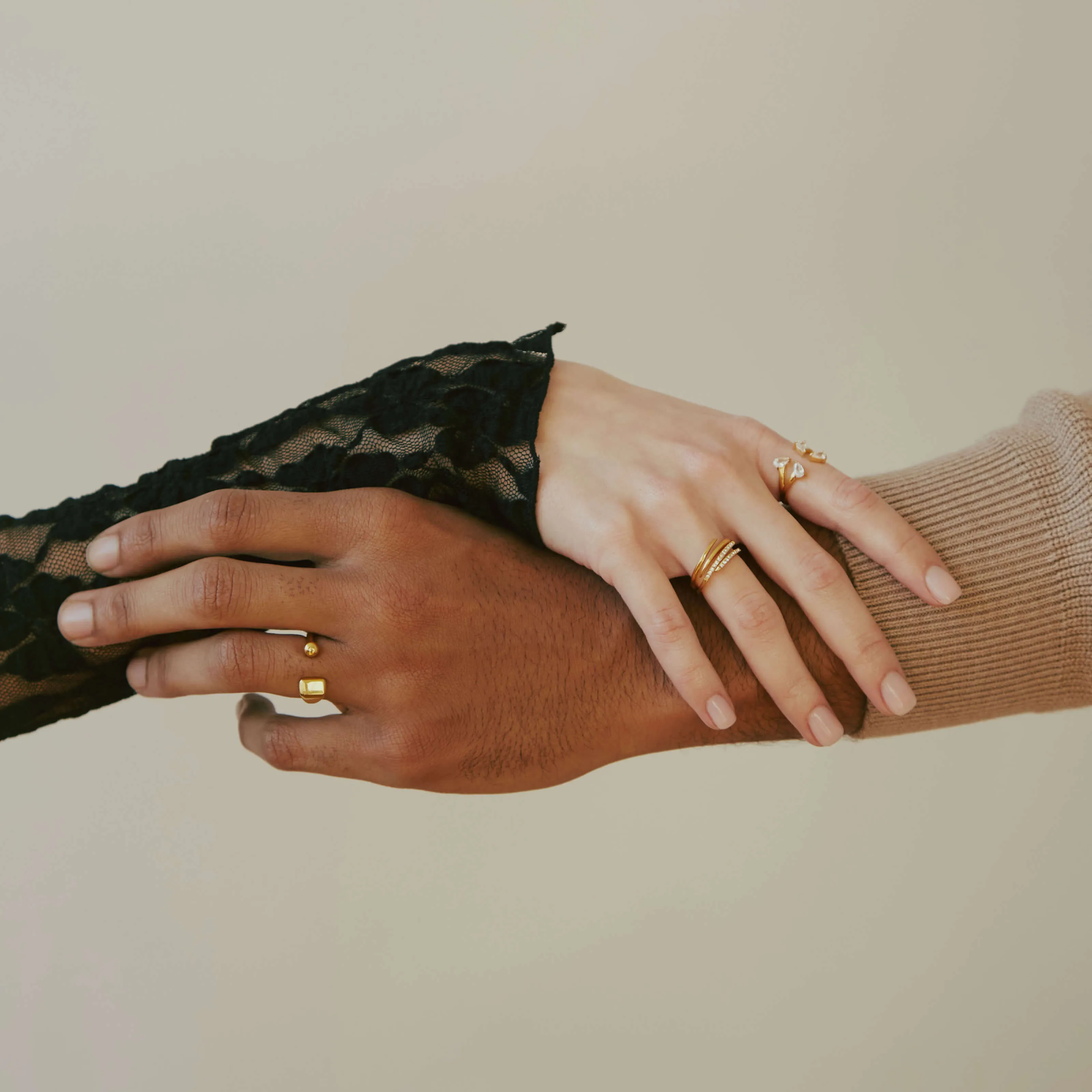 Floating Sphere Signet Ring sold by Maison Miru product image thumbnail 2