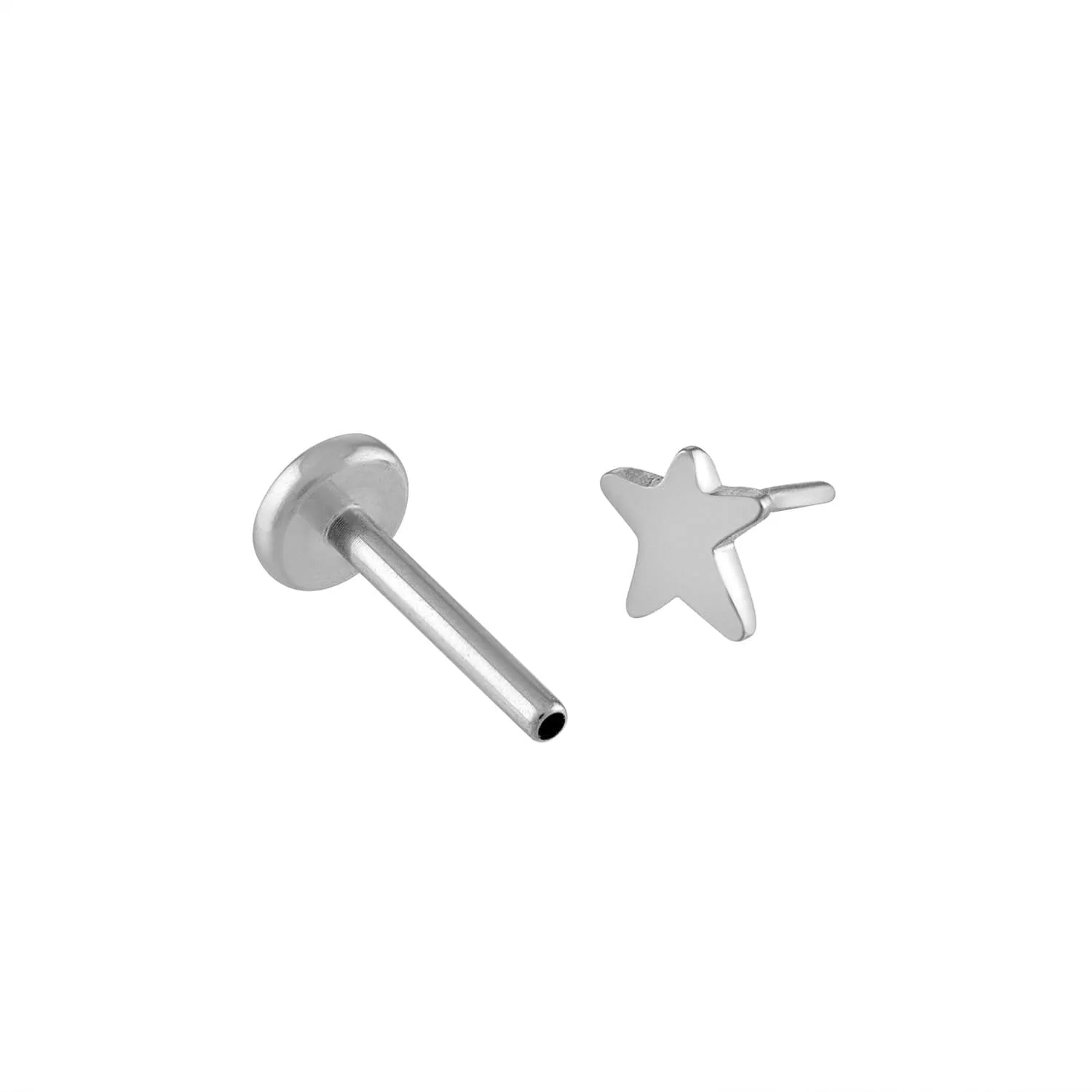 Sample Item: Classic Star Push Pin Flat Back Earring sold by Maison Miru product image thumbnail 4