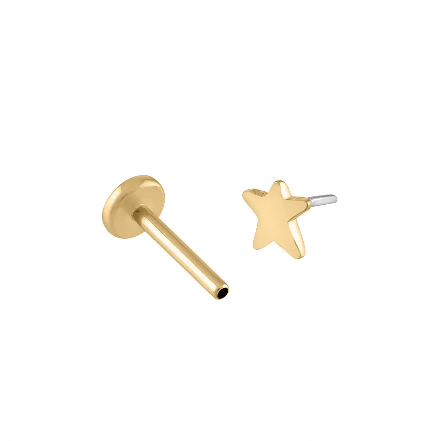 Sample Item: Classic Star Push Pin Flat Back Earring sold by Maison Miru