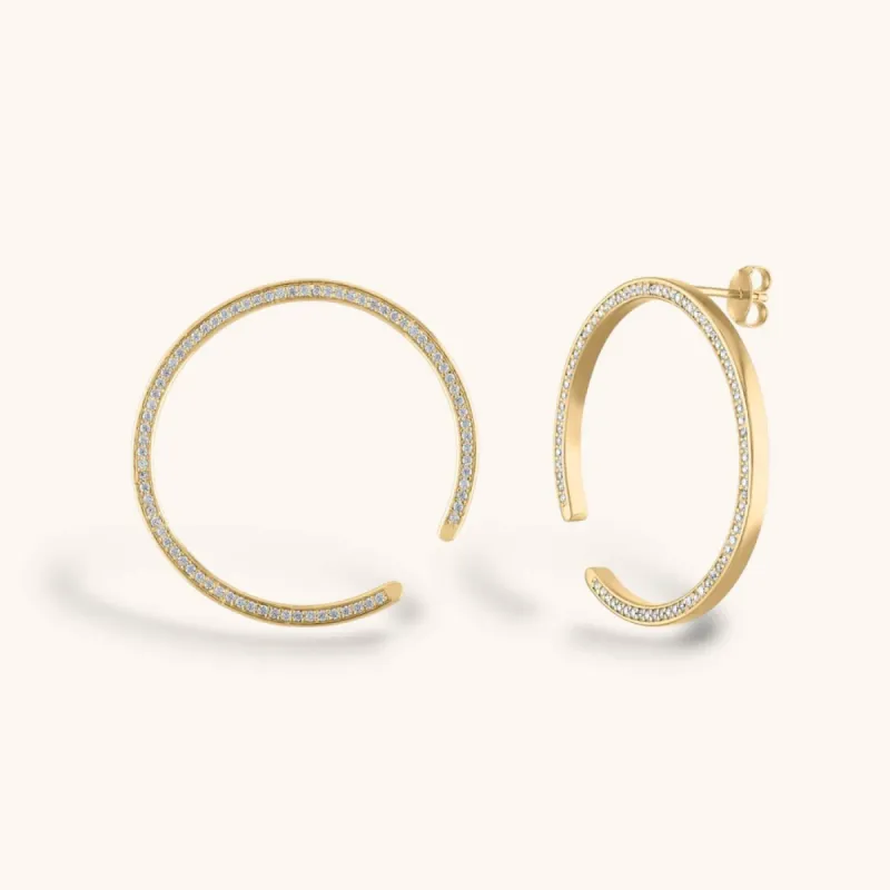 Celestial Illusion Hoops sold by Maison Miru