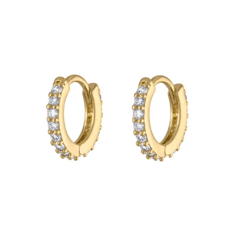 Sample Item: Mini Eternity Hoop Earrings sold by Maison Miru