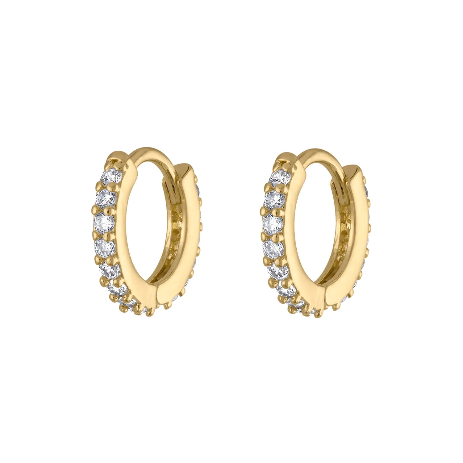 Sample Item: Mini Eternity Hoop Earrings sold by Maison Miru