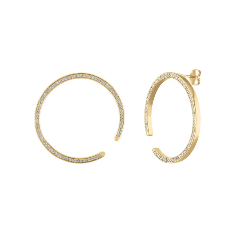 Sample Item: Celestial Illusion Hoops sold by Maison Miru