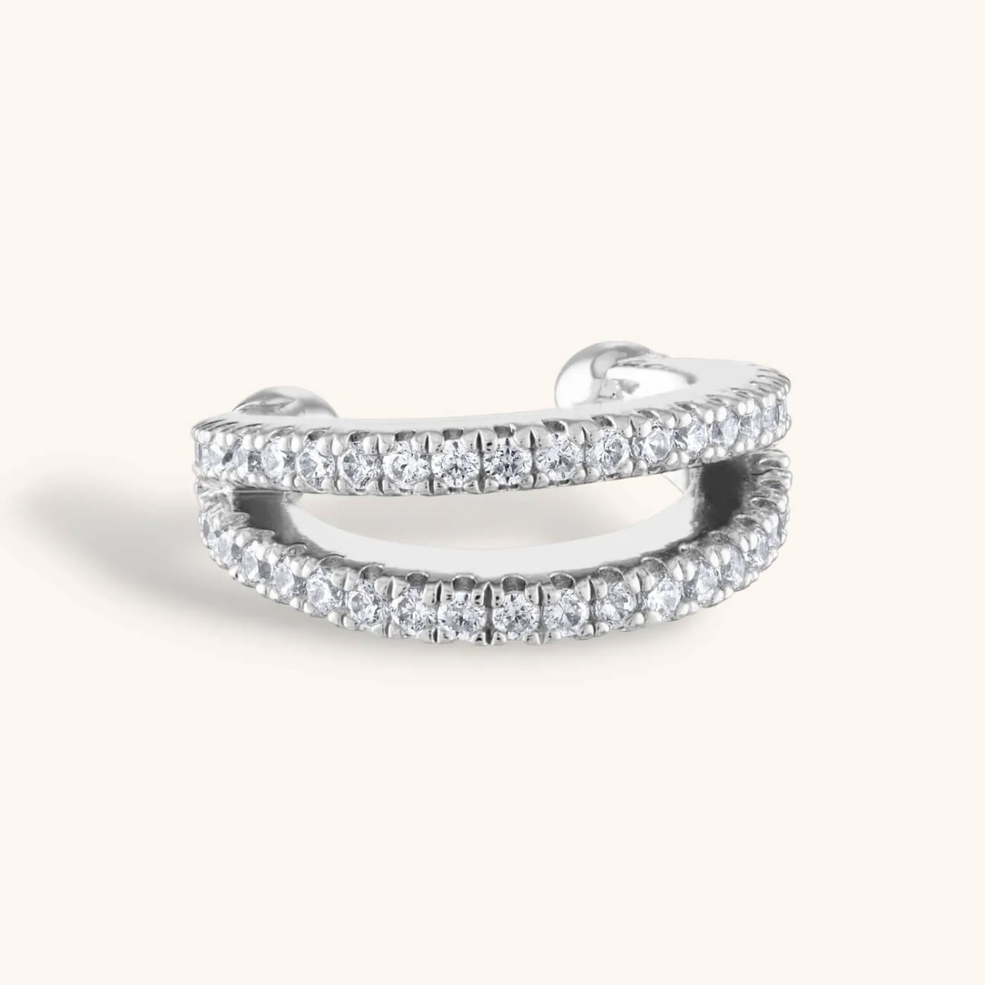 Infinite Ear Cuff in Sterling Silver sold by Maison Miru