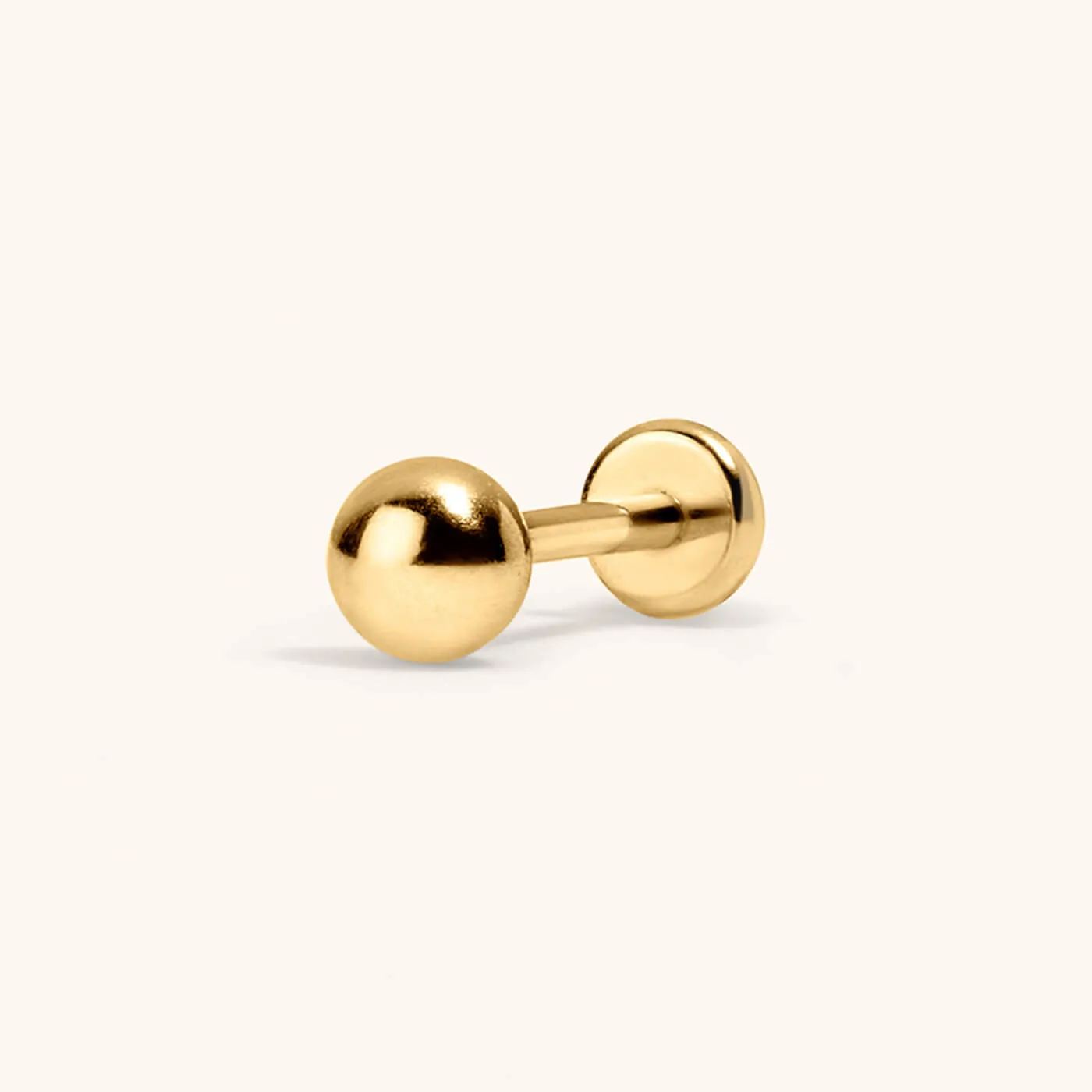 Little Sphere Push Pin Flat Back Earring sold by Maison Miru