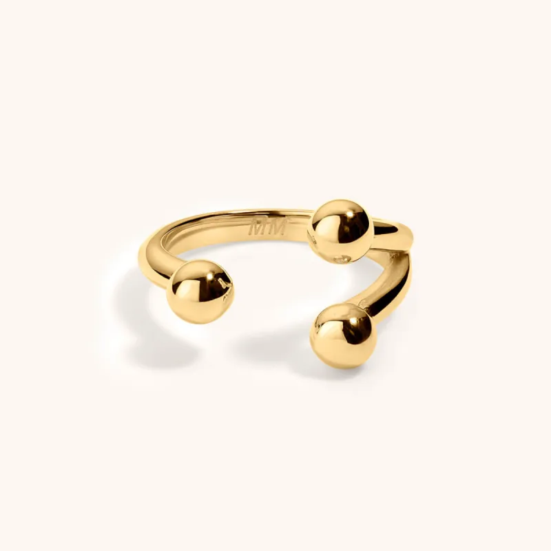 Floating Sphere Stacking Ring III sold by Maison Miru