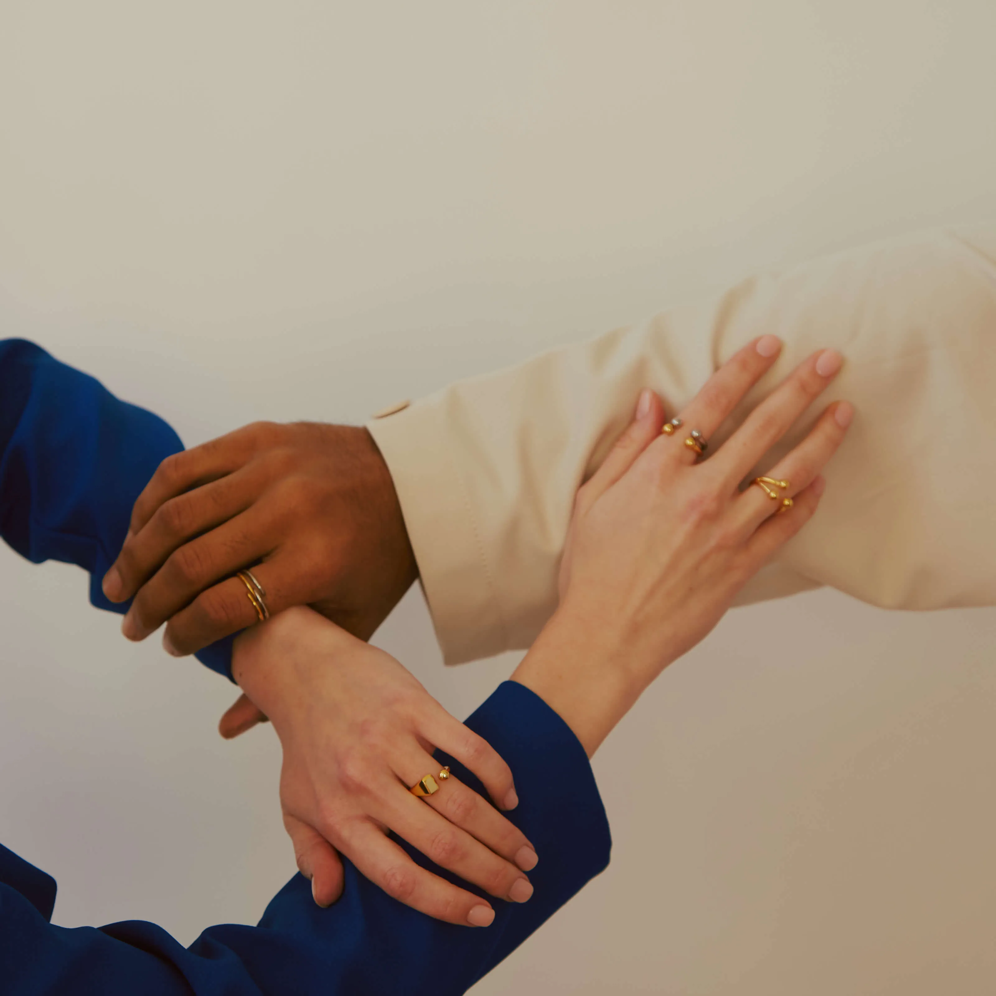 Floating Sphere Stacking Ring III sold by Maison Miru product image thumbnail 4