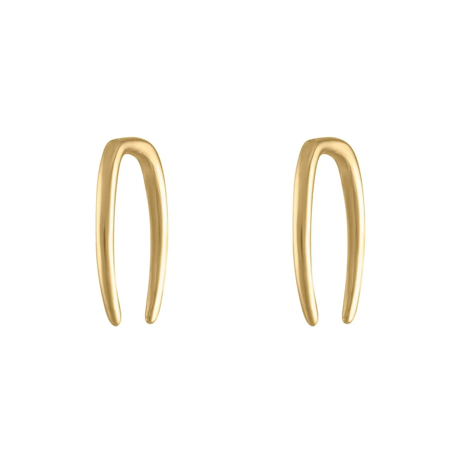 Sample Item: Whisper Open Hoop Earrings - 18G sold by Maison Miru