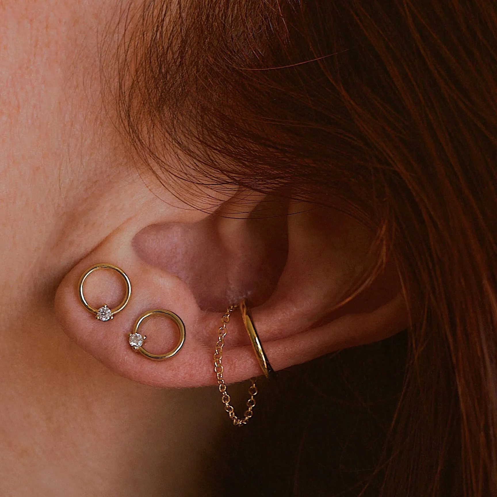 Arc Chain Ear Cuff sold by Maison Miru product image thumbnail 3