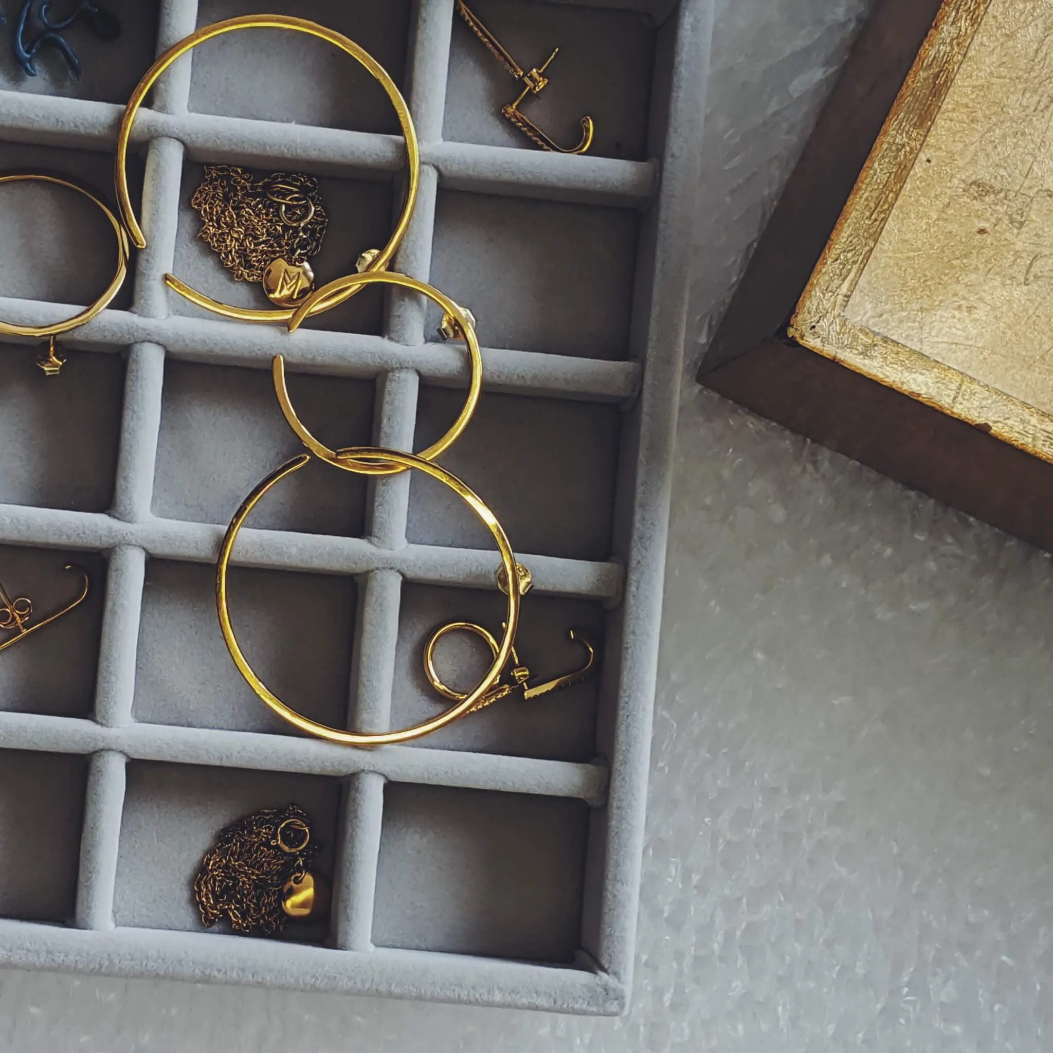 Sample Item: Large Illusion Hoops sold by Maison Miru product image thumbnail 5