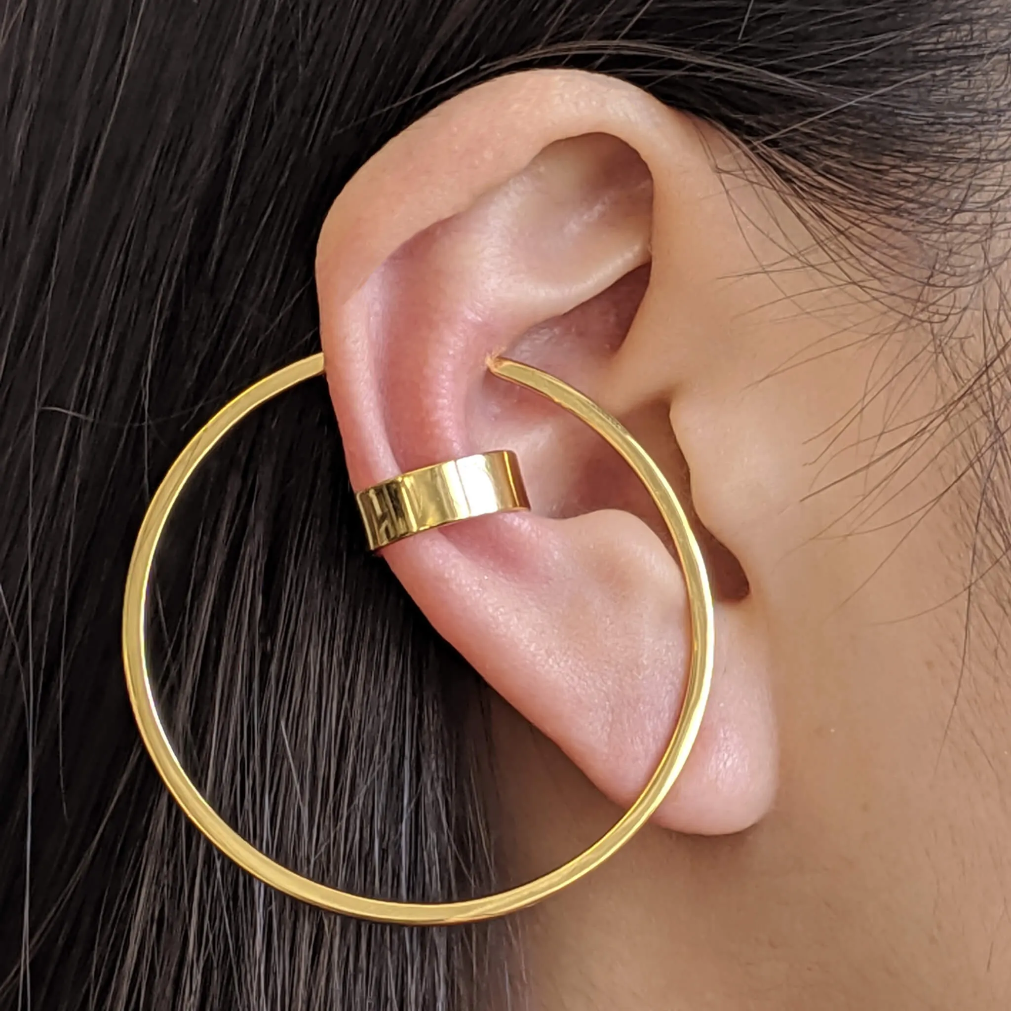 Sample Item: Large Illusion Hoops sold by Maison Miru product image thumbnail 2