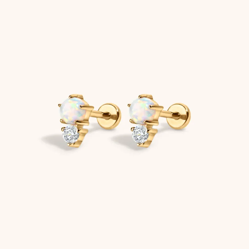 Wish and Hope Opal Nap Earrings sold by Maison Miru