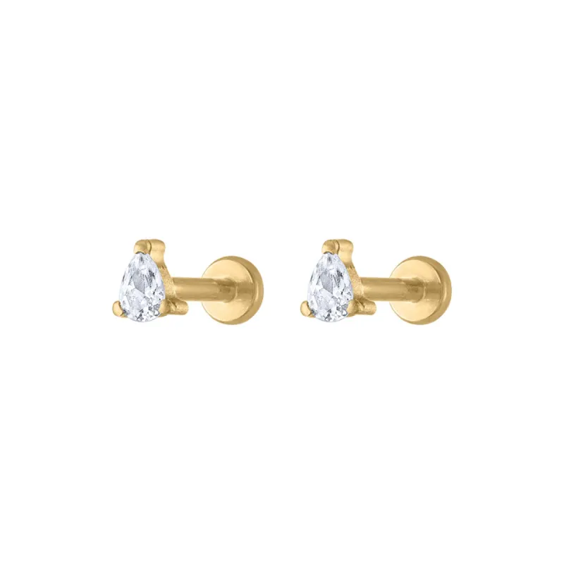 Sample Item: Celestial Pear Nap Earrings sold by Maison Miru
