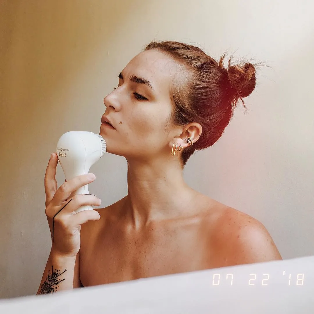 Sample Item: Comet Twirl Earrings in Sterling Silver sold by Maison Miru product image thumbnail 2