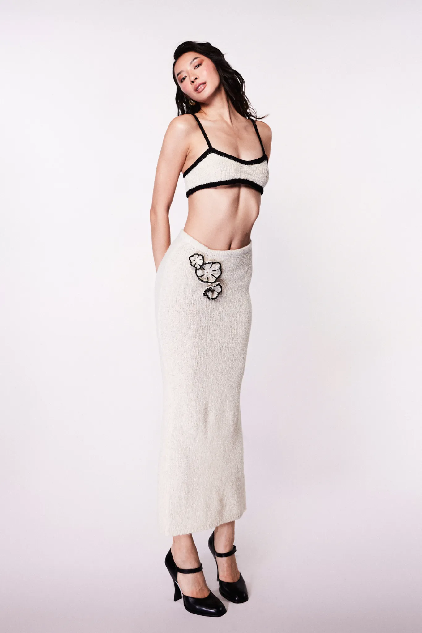 Camilla Bralette in Merino Alpaca - Ivory sold by Asta Resort product image thumbnail 3