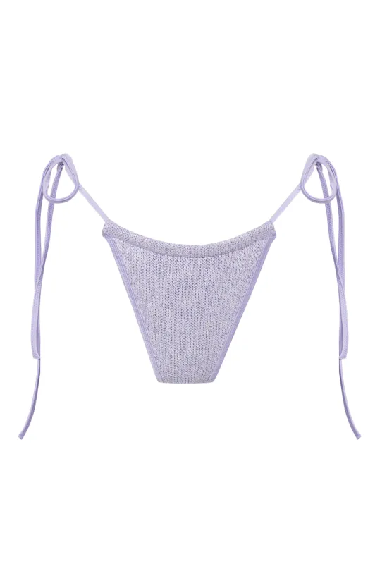 Lio Bikini Bottom - Lavender Sequin sold by Asta Resort
