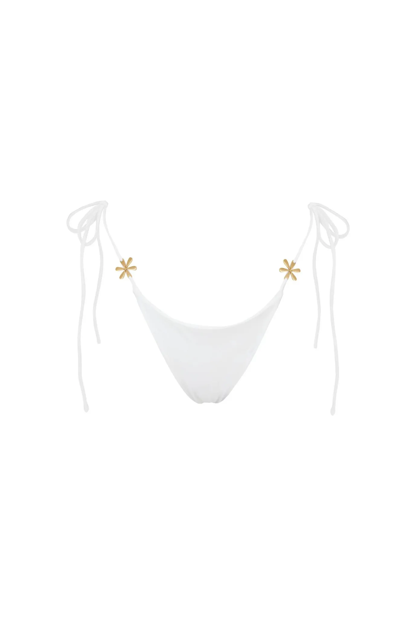 Juliana Bikini Bottom - White sold by Asta Resort