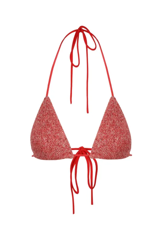 Lio Bikini Top - Raspberry Sequin sold by Asta Resort