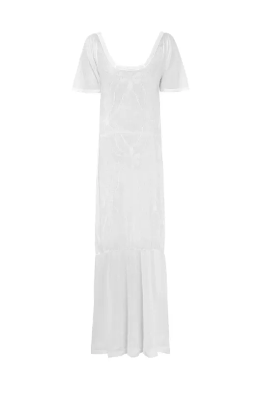 Charlotte Dress - White made by Asta Resort