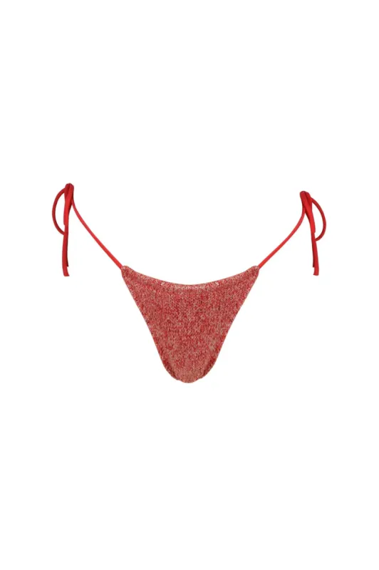 Lio Bikini Bottom - Raspberry Sequin sold by Asta Resort