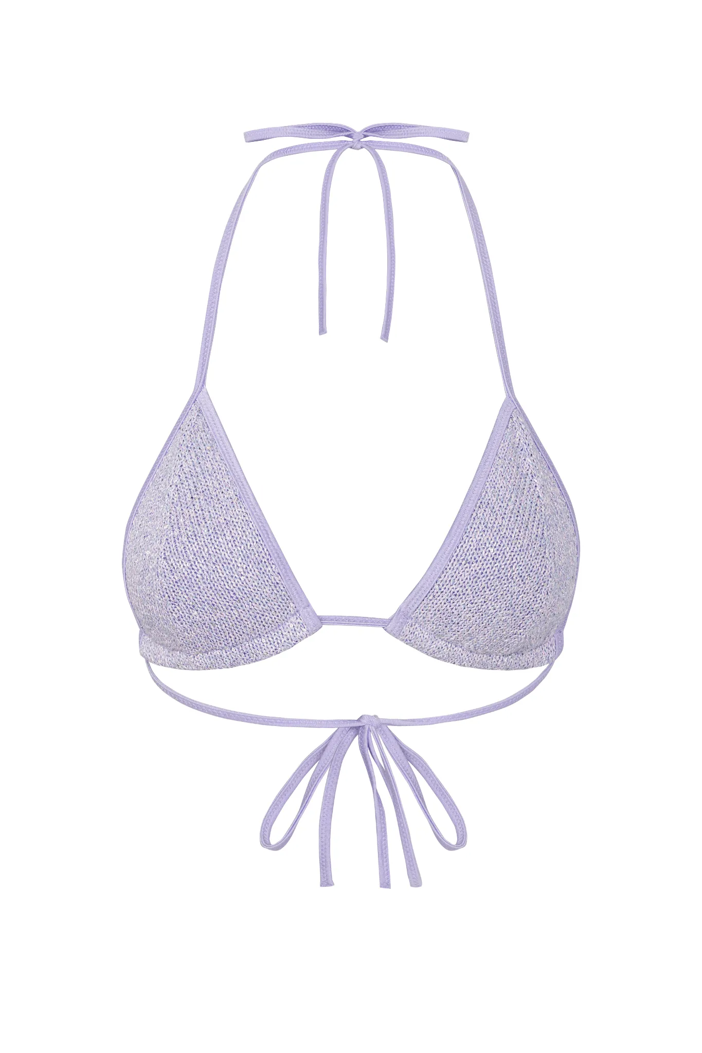 Lio Bikini Top - Lavender Sequin sold by Asta Resort