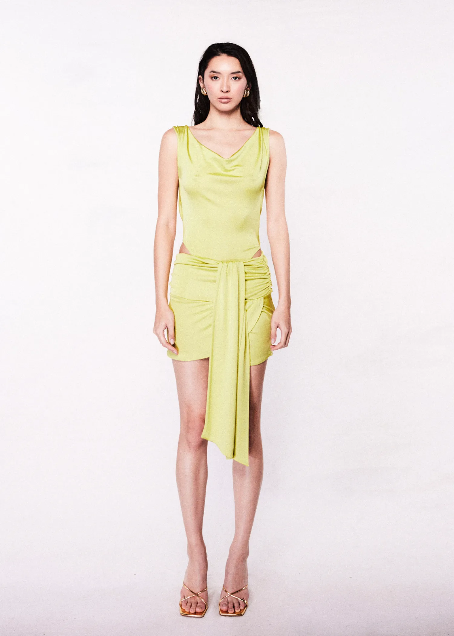 Chloe Top - Chartreuse sold by Asta Resort product image thumbnail 2