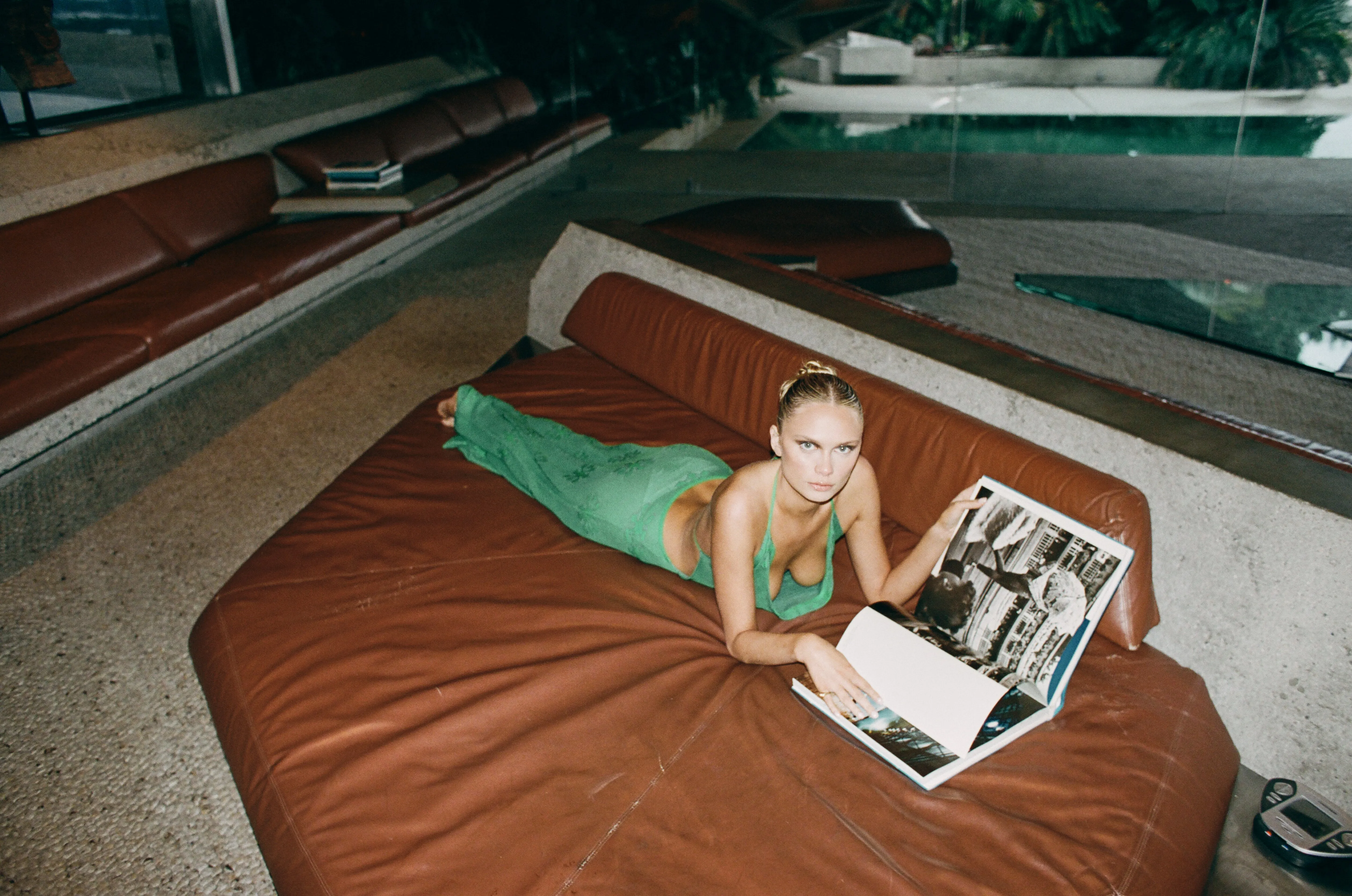 Klara Dress - Jade sold by Asta Resort product image thumbnail 4