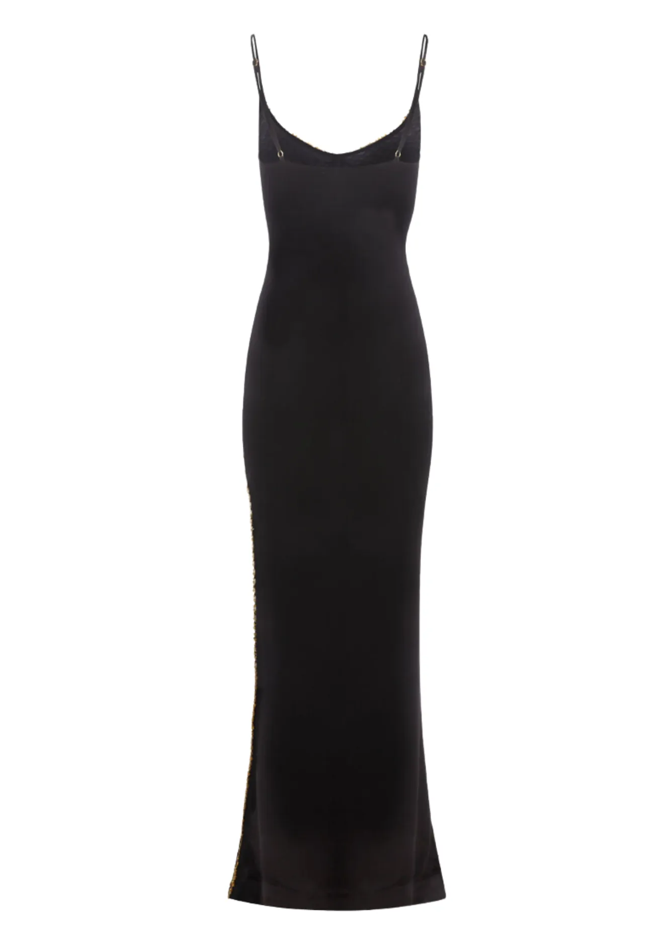 Angelica Hand Beaded Split Dress - Black sold by Asta Resort product image thumbnail 3