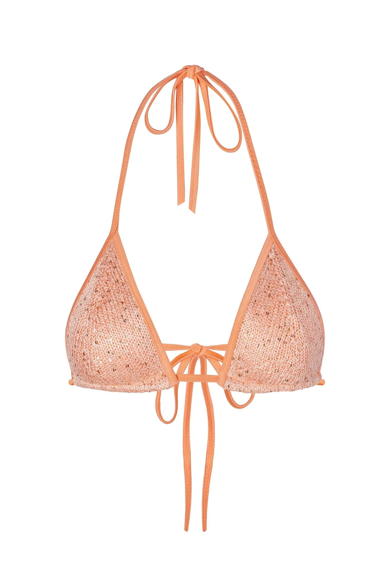 Lio Bikini Top - Apricot Sequin sold by Asta Resort