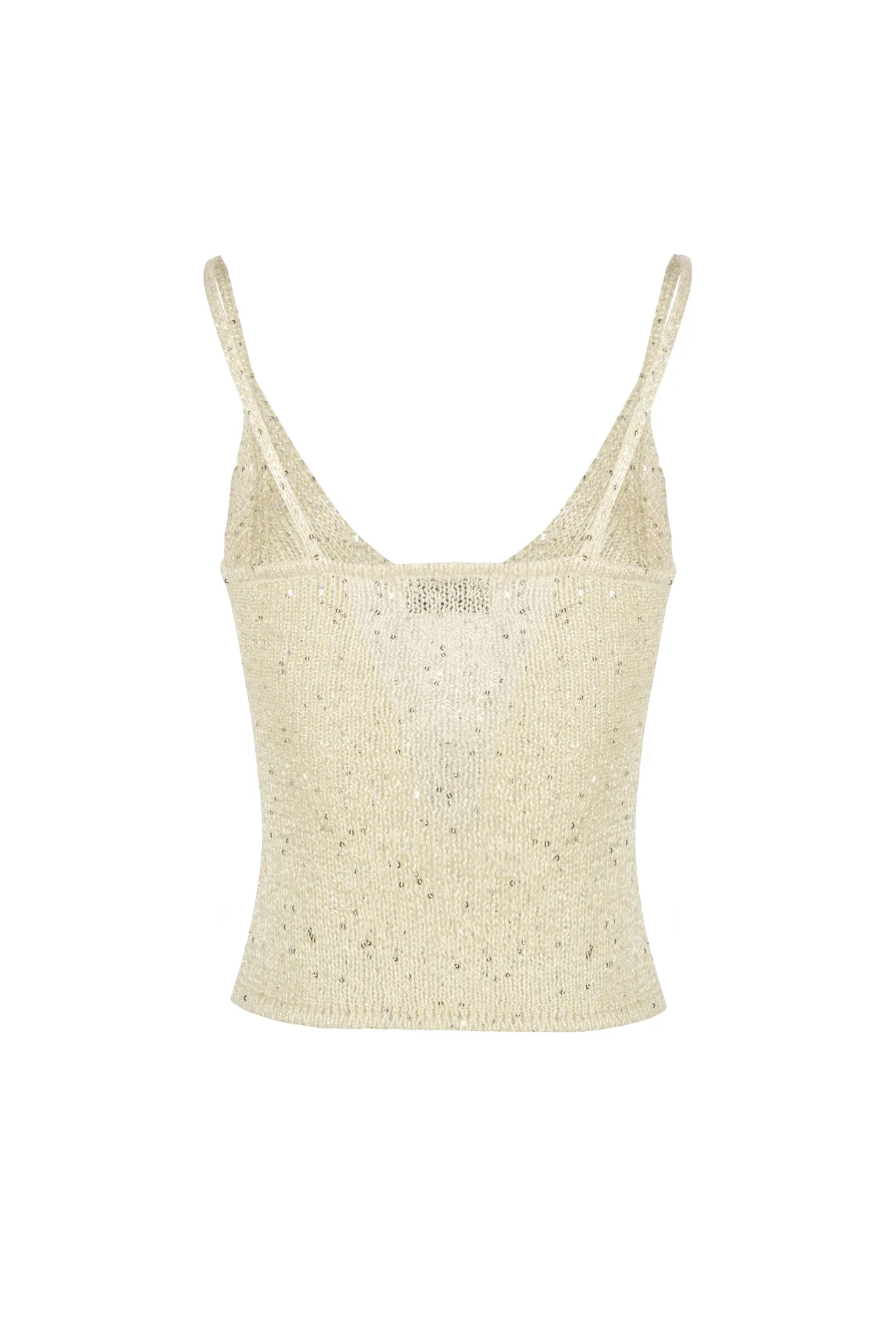 Carolina Camisole - Ivory Sequin sold by Asta Resort product image thumbnail 3