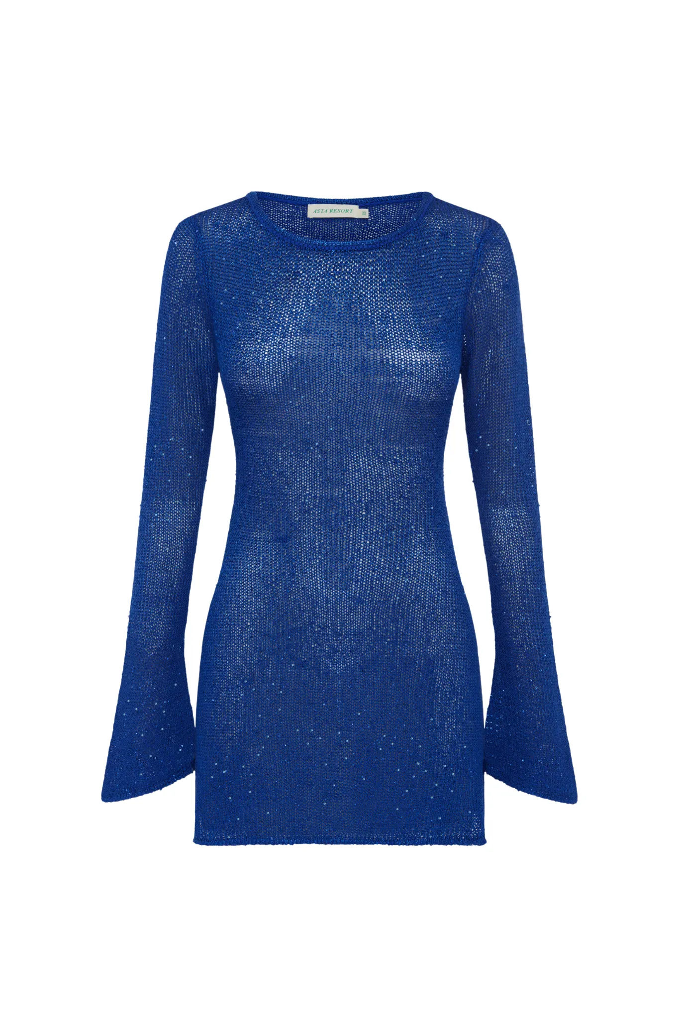 Maya Long Sleeve Mini Dress - Midnight Sequin sold by Asta Resort product image thumbnail 4