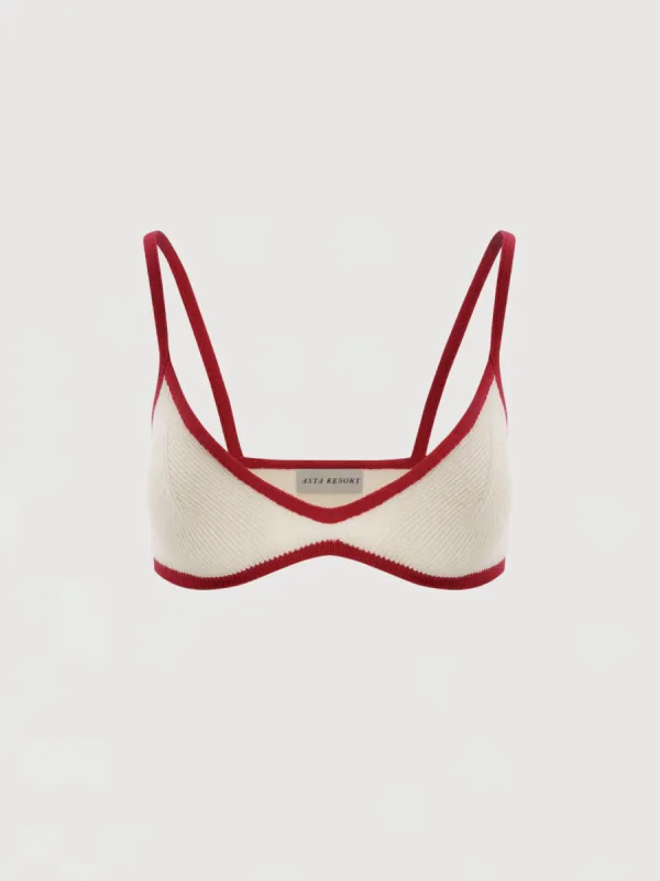 Lucia Bralette - Cherry sold by Asta Resort
